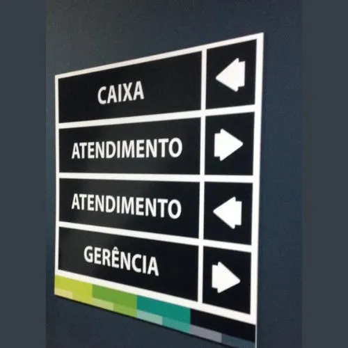 Imagem ilustrativa de Fabricante de identificação em acrílico