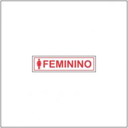 Banheiro feminino retangular