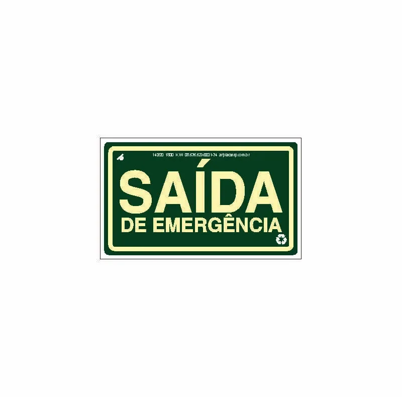 SAÍDA EMERGENCIA